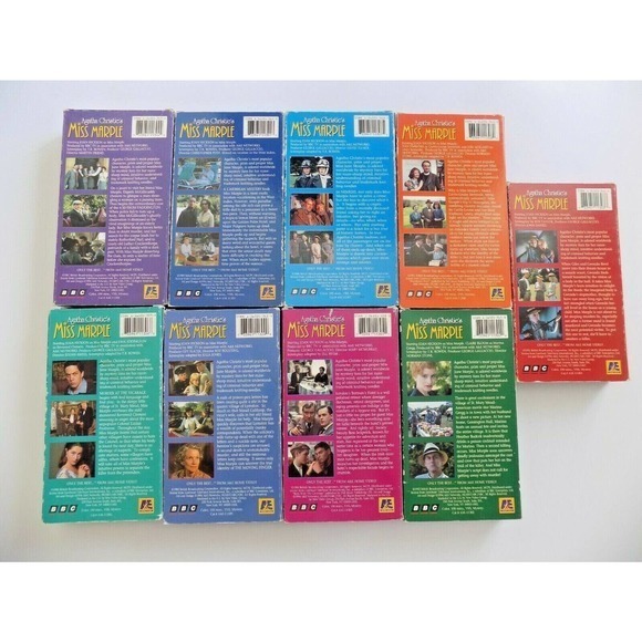Agatha Christies Miss Marple VHS Video Tape Lot - Picture 3 of 3